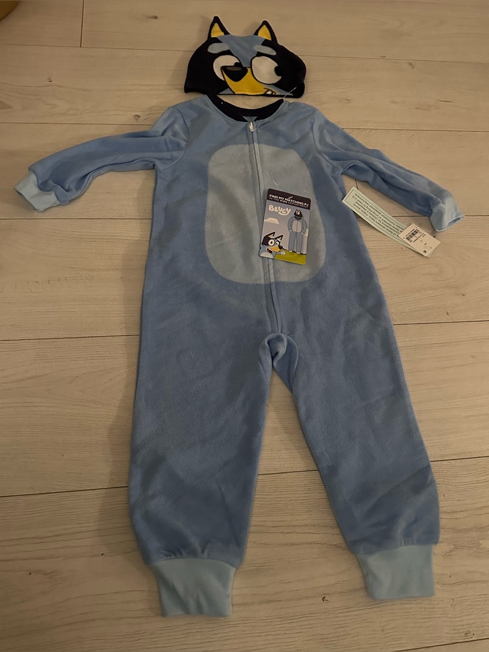 New Bluey Blanket sleep  pajamas with hat